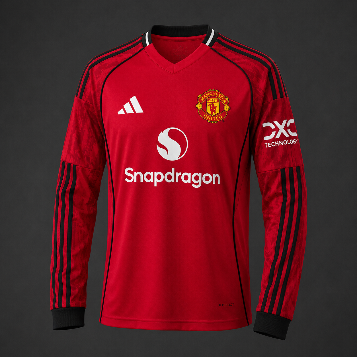 MANCHESTER UNITED 25/26 Casa Longsleeve